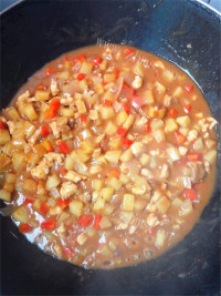 好吃的咖喱鸡丁饭做法图解9)