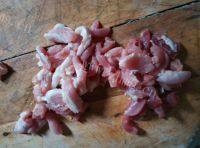 家常菜肉炒平菇做法图解1)