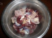 家常菜麻辣鸡杂做法图解1)