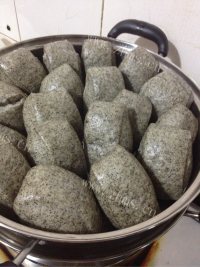 自制黑芝麻馒头