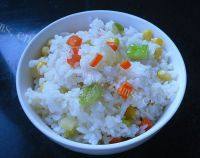 自己做的三丁炒饭
