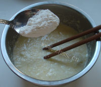 烙玉米浆饼的家常口味做法图解7)