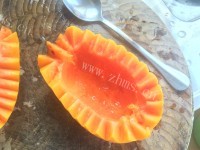 喷香的木瓜炖雪蛤的做法图解四