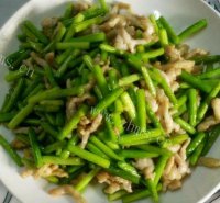 家常菜蒜薹炒肉