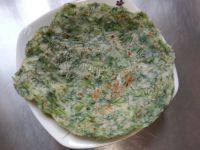 色泽鲜亮的茴香鸡蛋饼
