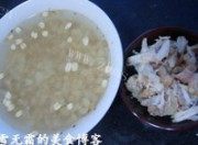 麦香鸡丝粥做法图解2)