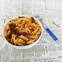 美味的黑椒牛柳意面