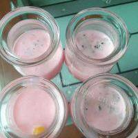 甜美草莓牛奶布丁果冻的做法图解五