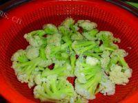 家常菜茄汁菜花做法图解3)