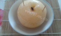 美味的冰糖蒸梨做法图解8)