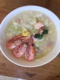 热腾腾的简易版海鲜疙瘩汤做法图解12)