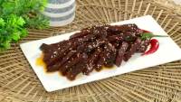 美味的麻辣牛肉干