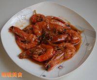 美味的油焖大虾