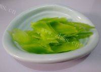 家常菜莴笋炒肉片做法图解3)