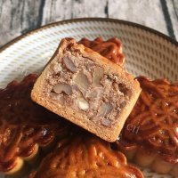 美味的豆沙果仁月饼做法图解22)
