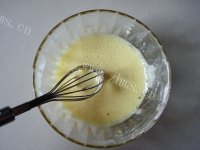 美味的北海道戚风做法图解4)