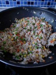 自己做的孜然炒饭