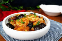 美味的香菇烧日本豆腐做法图解15)