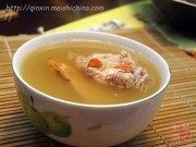 牛大力枸杞炖鸡汤做法图解2)
