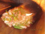 居家肉炒蒜苔做法图解7)