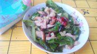 家常菜香菇青菜
