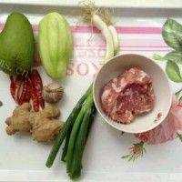 芒果牛肉丝做法图解1)