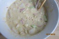 洋葱鸡蛋饼自制做法图解3)
