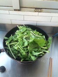 家常菜炒青菜做法图解3)