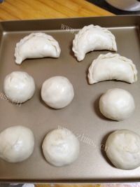 甜甜的烫面红糖炸糕做法图解10)