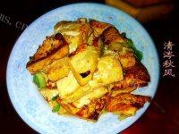 诱人的香葱豆腐