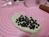 甜美蜜豆小千层面包做法图解12)