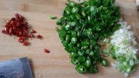 好吃的农家豆豉香芋烧莴笋做法图解4)