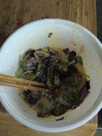 自己做的苋菜鸡蛋饼做法图解4)