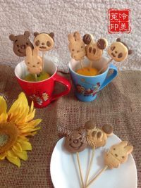 自制小动物饼干棒做法图解15)