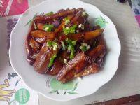 鲜香美味酱烧茄子做法图解10)