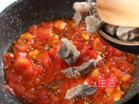 DIY西红柿牛腩做法图解5)