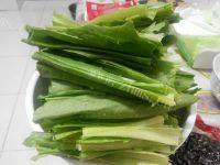 好吃的豆豉油麦菜做法图解1)