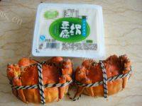 家常蟹粉蒸豆腐做法图解1)