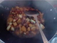 家常菜萝卜烧五花肉做法图解12)