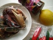美味的香辣蟹腿配米饭做法图解1)