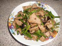 家常菜香菇炒猪肉