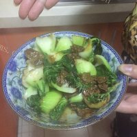 超级好吃的耗香上海青炒肥牛卷做法图解8)