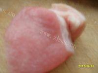绿色食物之苦瓜炒肉做法图解1)