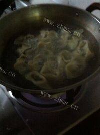 自己做的荠菜鲜肉馄饨