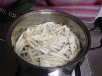 酥脆的椒盐手撕杏鲍菇做法图解2)