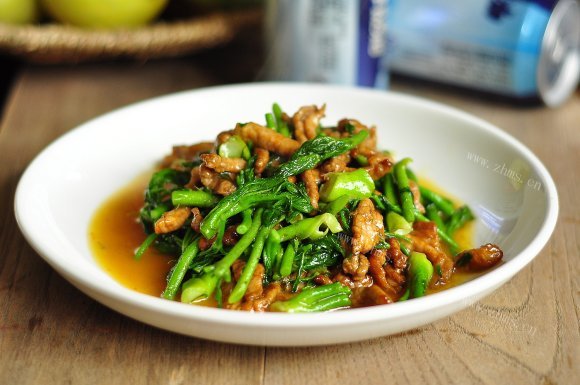刺老芽炒肉丝
