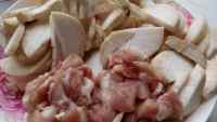 家常菜杏鲍菇炒肉片做法图解1)
