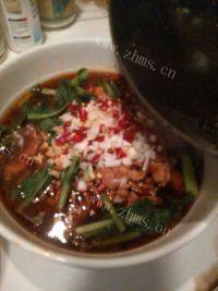 家常菜水煮肉片做法图解5)