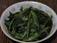 好吃的豆豉油麦菜做法图解5)
