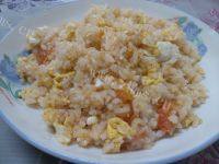 自己做的西红柿鸡蛋炒饭